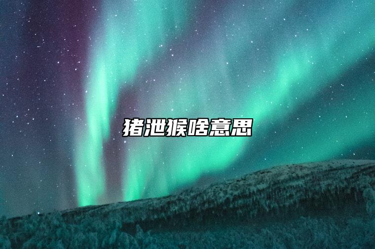 猪泄猴啥意思 属相相害如何化解
