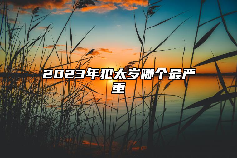 2023年犯太岁哪个最严重 发展艰难 小心亏损