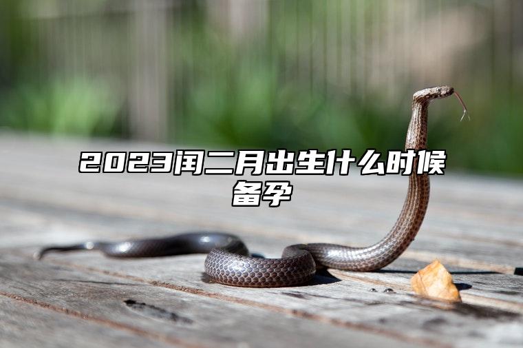 2023闰二月出生什么时候备孕 闰二月出生天喜照命