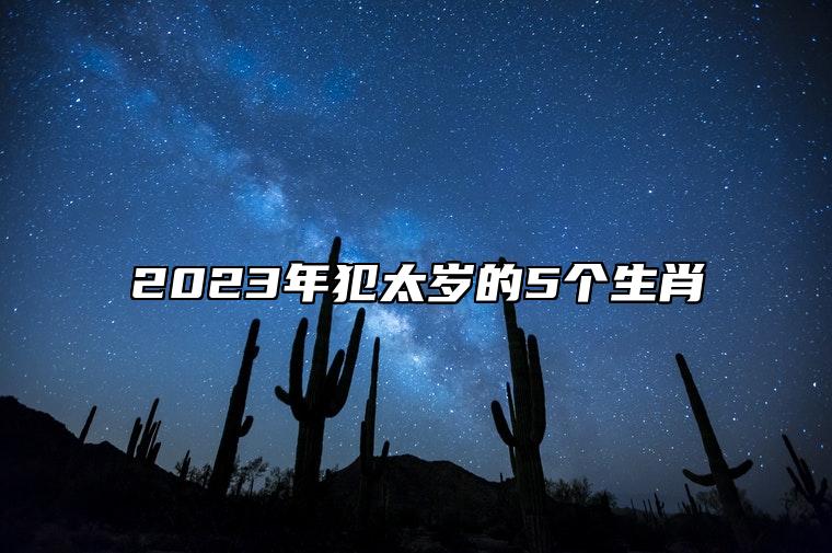 2023年犯太岁的5个生肖 诸事不顺则运势发展下降
