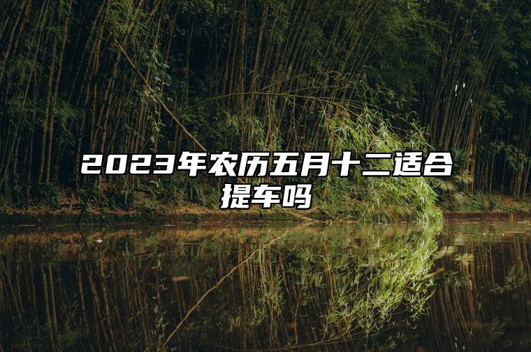 2023年农历五月十二适合提车吗,提新车买车好吗