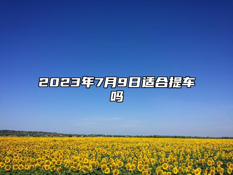2023年7月9日适合提车吗 是不是黄道吉日