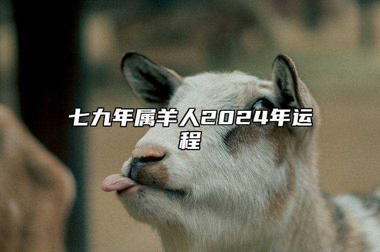 七九年属羊人2024年运程 79年羊44岁后十年大运运程