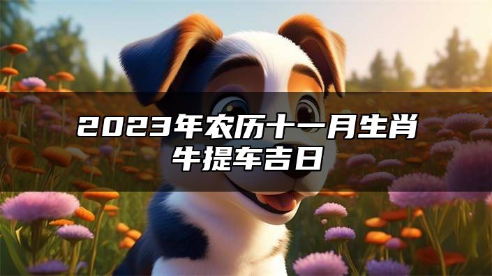 2023年农历十一月生肖牛提车吉日