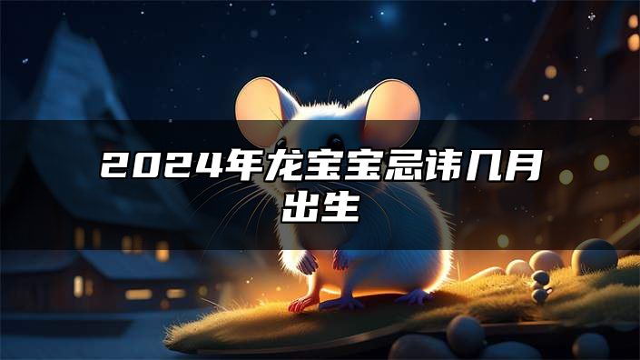 2024年龙宝宝忌讳几月出生 2024龙年五行属性是什么