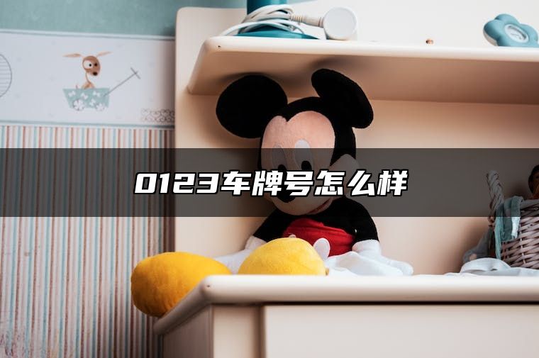 0123车牌号怎么样 怎样选一个吉祥车牌号
