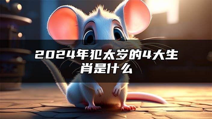 2024年犯太岁的4大生肖是什么