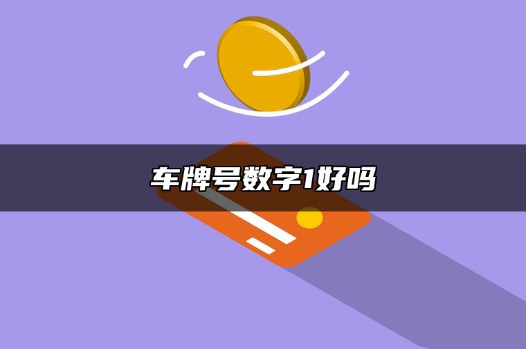 车牌号数字1好吗 教你如何挑选车牌号码