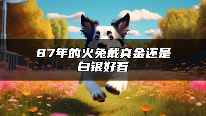 87年的火兔戴真金还是白银好看