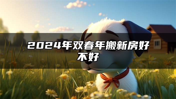 2024年双春年搬新房好不好 入新房的注意事项有哪些