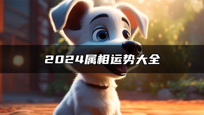 2024属相运势大全 十二生肖2024年全年运程哪个最好