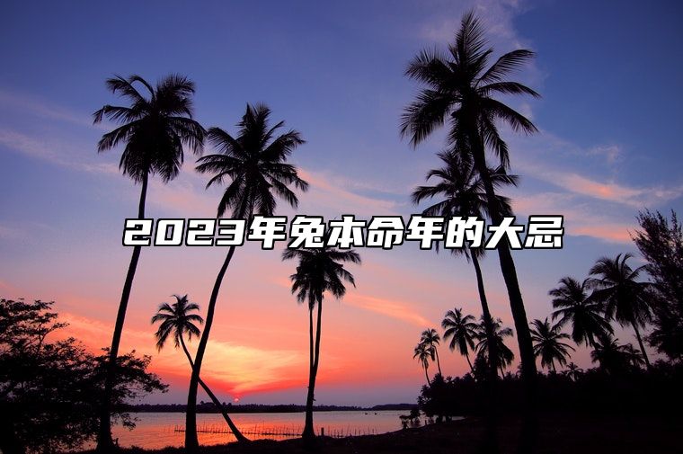 2023年兔本命年的大忌 注意烂桃花