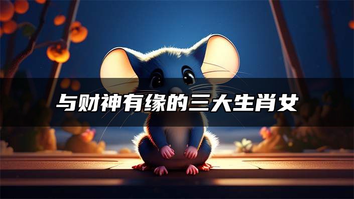 与财神有缘的三大生肖女 2024最有横财的属相