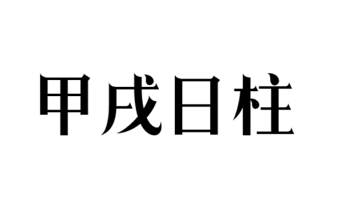 甲戌日柱男命