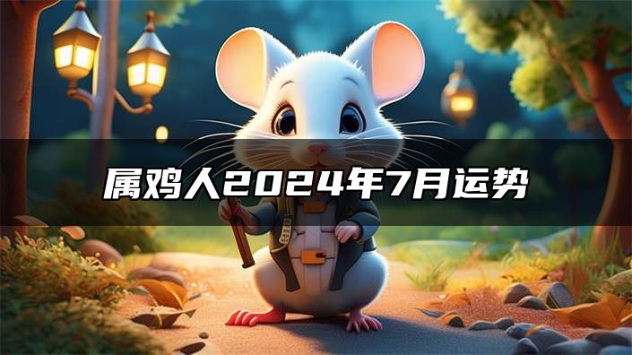 属鸡人2024年7月运势 2024年属鸡人阳历七月运势