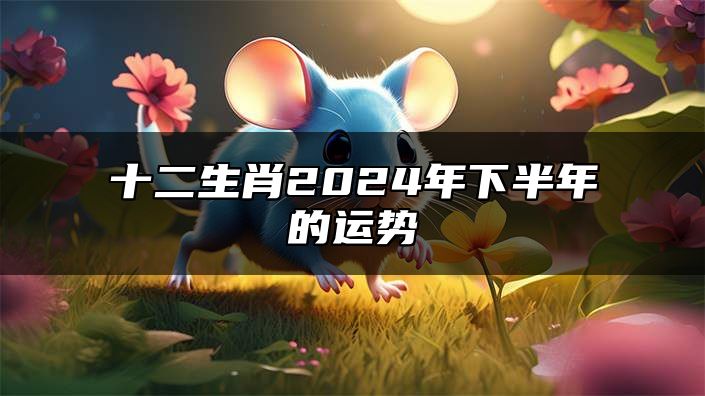 十二生肖2024年下半年的运势 2024年下半年十二生肖运势怎么样