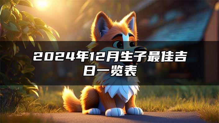 2024年12月生子最佳吉日一览表 2024年12月生孩子好日子