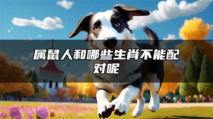 属鼠人和哪些生肖不能配对呢