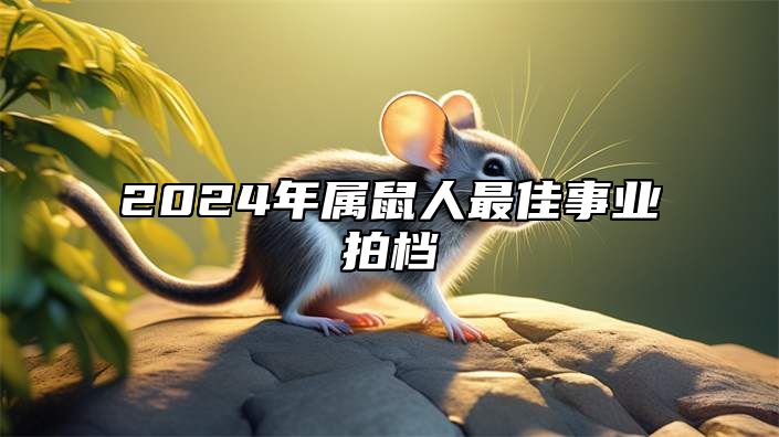 2024年属鼠人最佳事业拍档