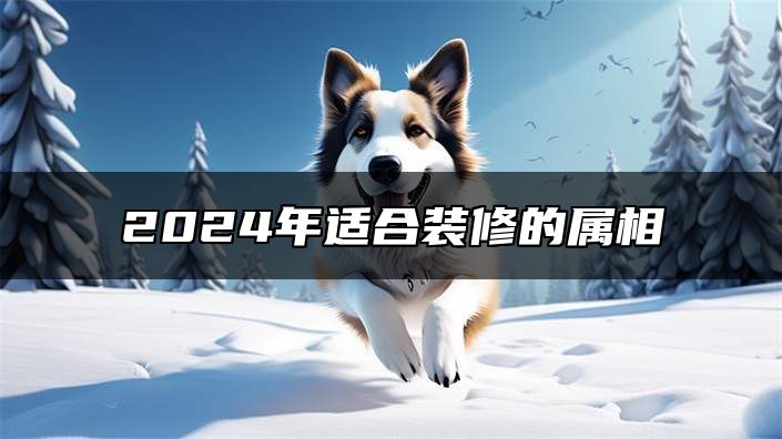 2024年适合装修的属相 2024年全年不能装修