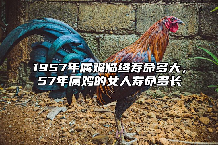 1957年属鸡临终寿命多大，57年属鸡的女人寿命多长 57年属鸡人寿命有多长