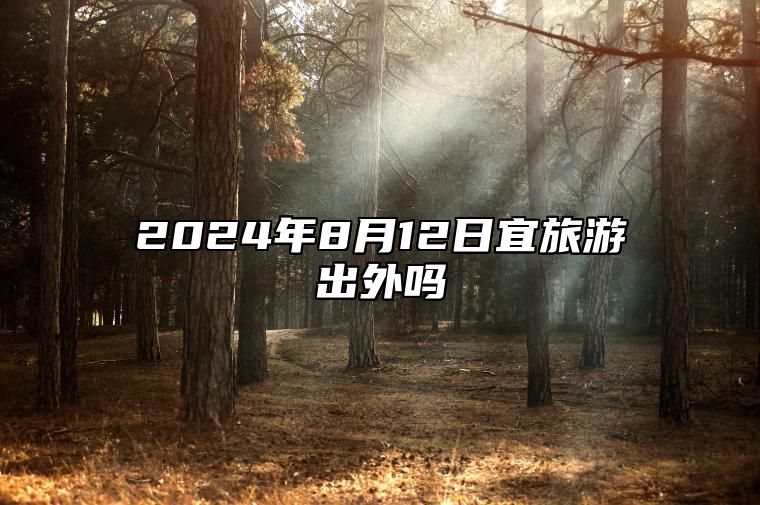 2024年8月12日宜旅游出外吗 是出行上等吉日吗