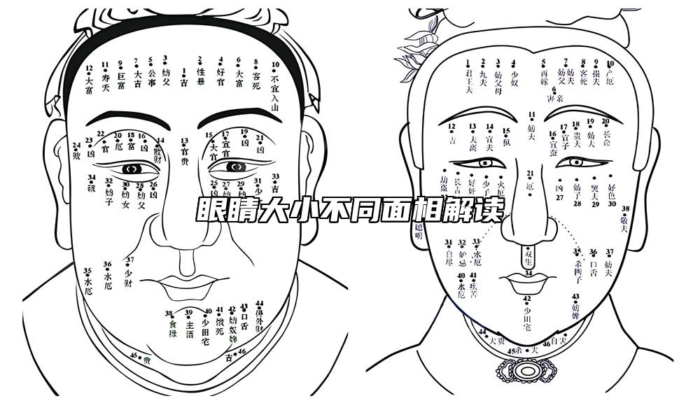 眼睛大小不同面相解读