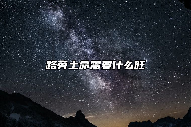 路旁土命需要什么旺 哪些东西旺路旁土命