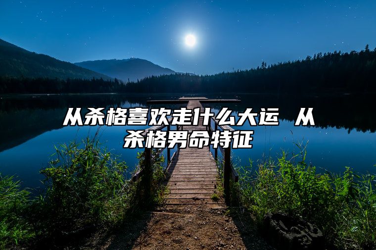 从杀格喜欢走什么大运 从杀格男命特征