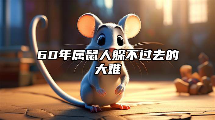 60年属鼠人躲不过去的大难 1960属鼠的寿命有多长
