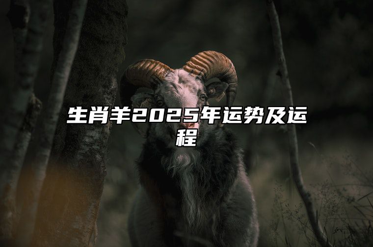 生肖羊2025年运势及运程 