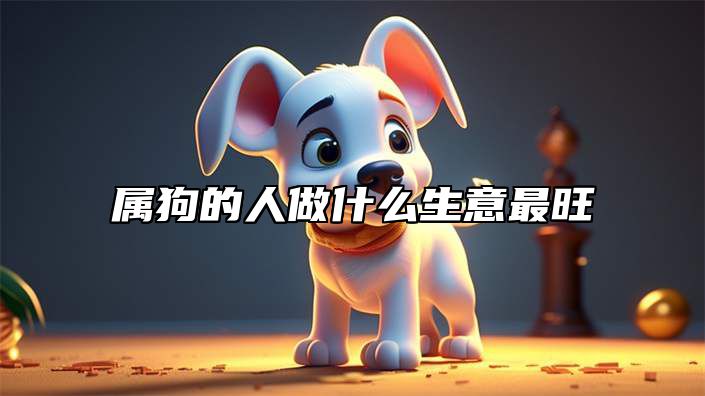 属狗的人做什么生意最旺 属狗的人做什么生意最旺摆地摊生意好