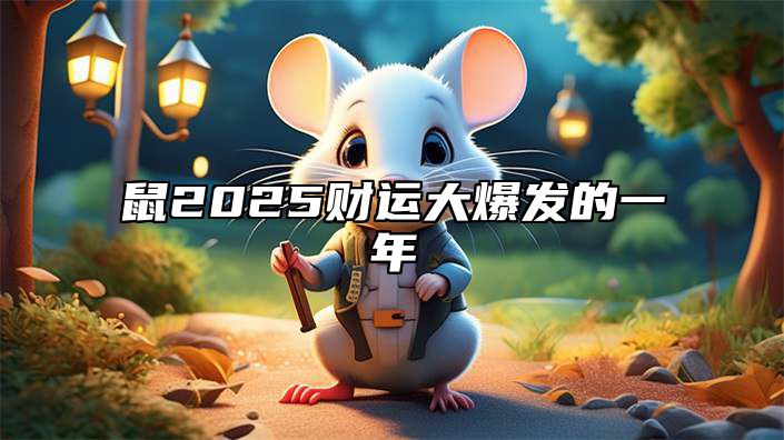 鼠2025财运大爆发的一年 2025属鼠的运气