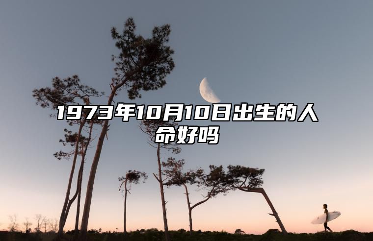 1973年10月10日出生的人命好吗 生辰八字查询