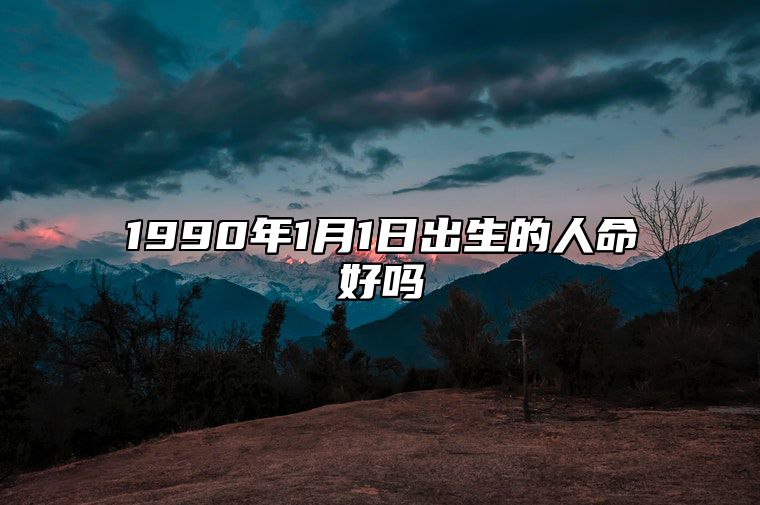 1990年1月1日出生的人命好吗 八字命运和运势走向