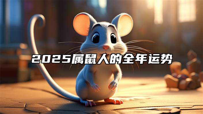 2025属鼠人的全年运势 鼠2025年的全年运势