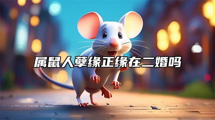 属鼠人孽缘正缘在二婚吗 属鼠人姻缘