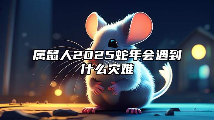 属鼠人2025蛇年会遇到什么灾难 属鼠人2025年如何转运