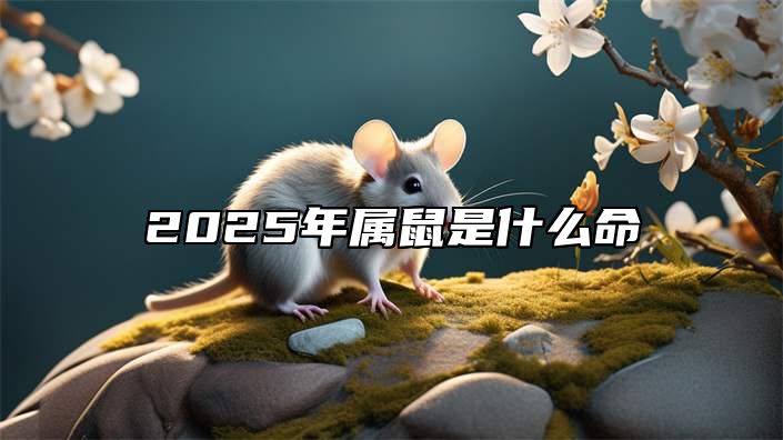 2025年属鼠是什么命 鼠2025年的运势及运程
