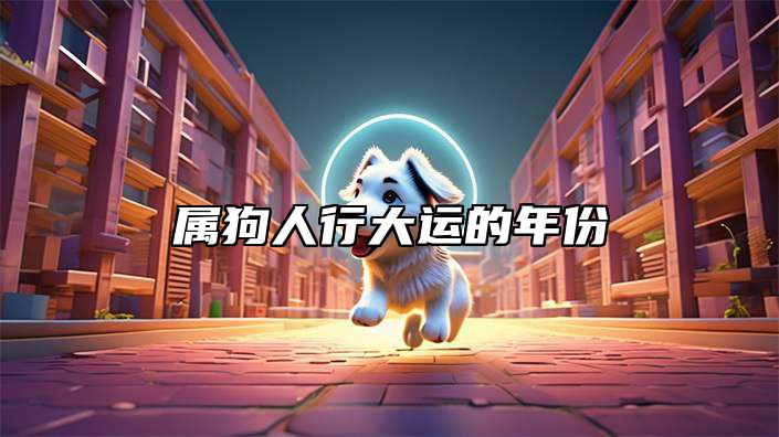 属狗人行大运的年份 生肖狗大运