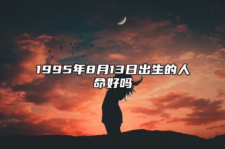 1995年8月13日出生的人命好吗 生辰八字运势、婚姻、事业分析