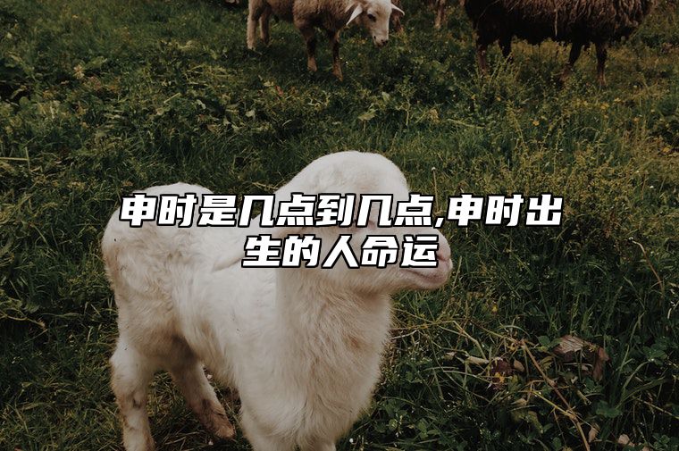 申时是几点到几点,申时出生的人命运 申时是啥时辰