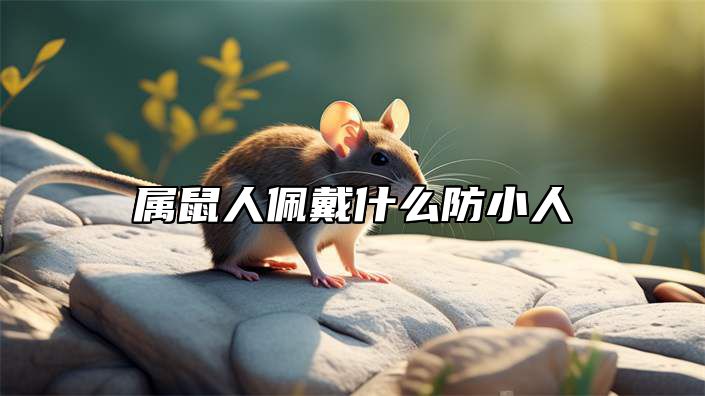 属鼠人佩戴什么防小人 属鼠人佩戴什么防小人呢