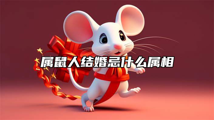 属鼠人结婚忌什么属相 属鼠结婚禁忌