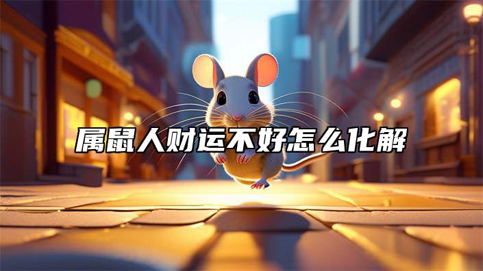 属鼠人财运不好怎么化解 属鼠的财运不好怎么办