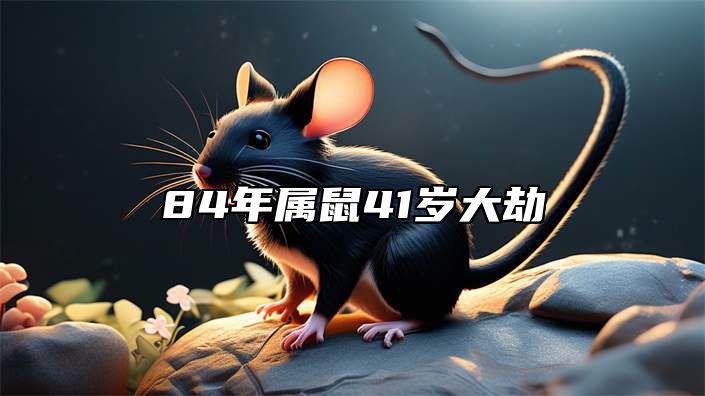 84年属鼠41岁大劫 84年属鼠41岁2025年运势