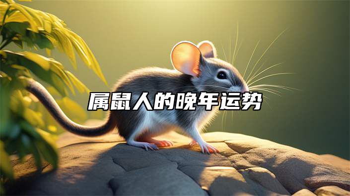 属鼠人的晚年运势 属鼠人的晚年命运