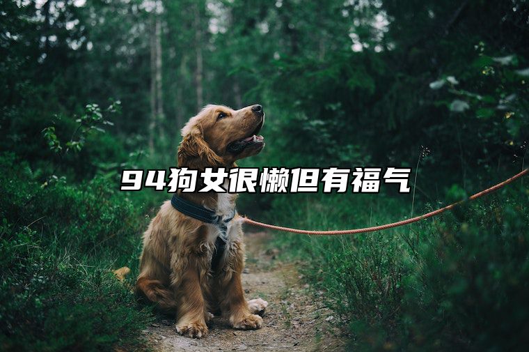 94狗女很懒但有福气 94属狗的女人心软不