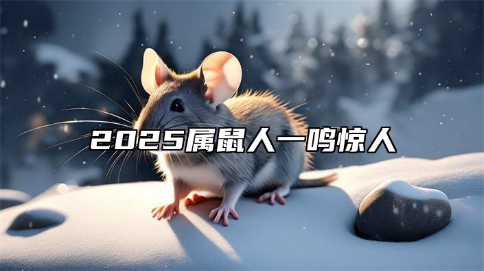 2025属鼠人一鸣惊人 属鼠人2025年的命运
