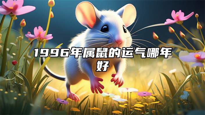 1996年属鼠的运气哪年好